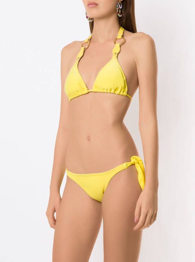 Amir Slama Triangel bikini Geel