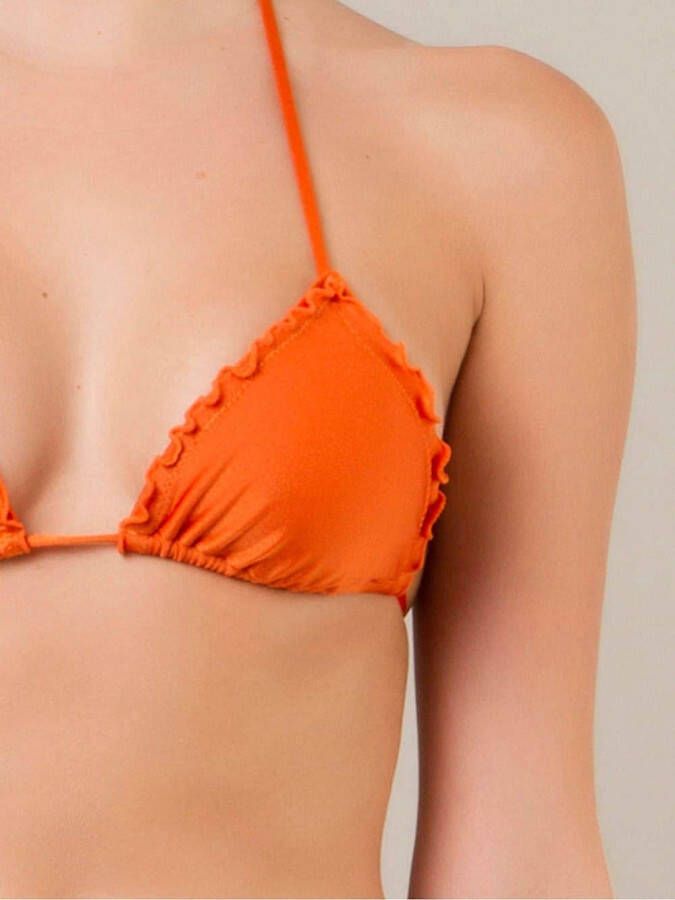 Amir Slama triangel bikini-set Oranje