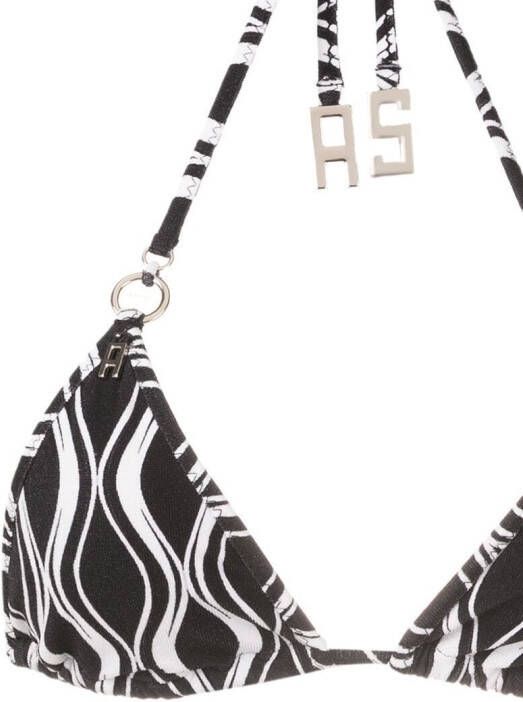 Amir Slama Triangel bikini Zwart