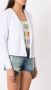 Amir Slama Vest met capuchon Wit - Thumbnail 3
