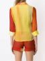 Amir Slama Zijden blouse Oranje - Thumbnail 4