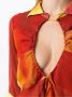 Amir Slama Zijden blouse Oranje - Thumbnail 5