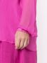 Amir Slama Zijden blouse Roze - Thumbnail 5