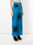 Amir Slama Zijden broek Blauw - Thumbnail 3