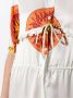 Amir Slama Maxi-blousejurk met print Wit - Thumbnail 5