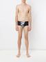 Amir Slama printed swim briefs Zwart - Thumbnail 1