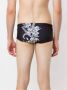 Amir Slama printed swim briefs Zwart - Thumbnail 2