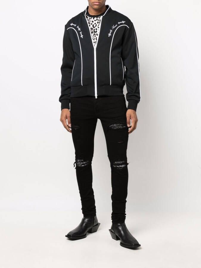 AMIRI Bomberjack met afwerking Zwart