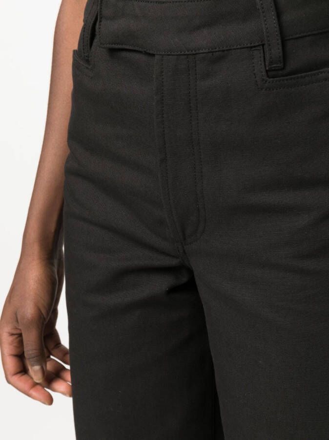 AMIRI Broek met wijde pijpen Zwart