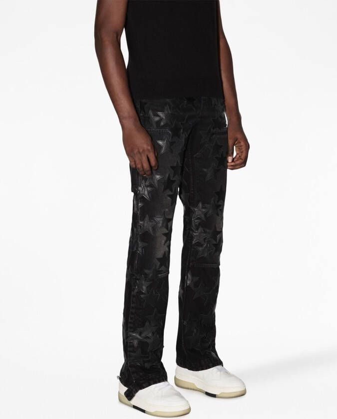 AMIRI Jeans met sterpatch Zwart