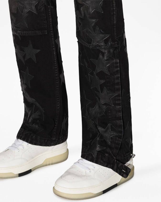 AMIRI Jeans met sterpatch Zwart