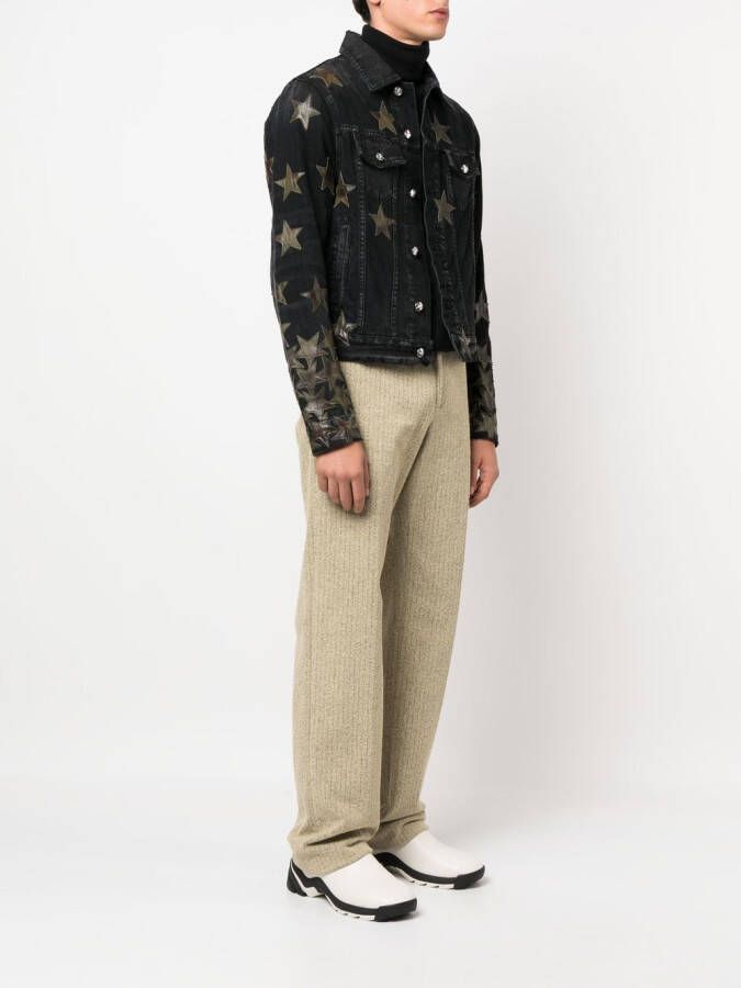 AMIRI Denim jack Zwart