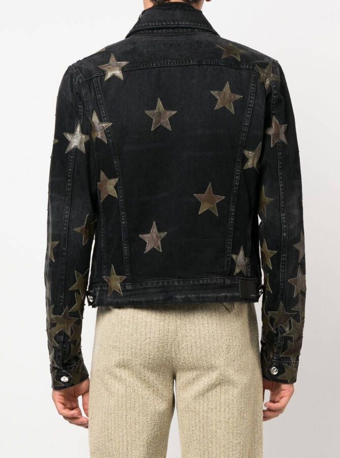 AMIRI Denim jack Zwart