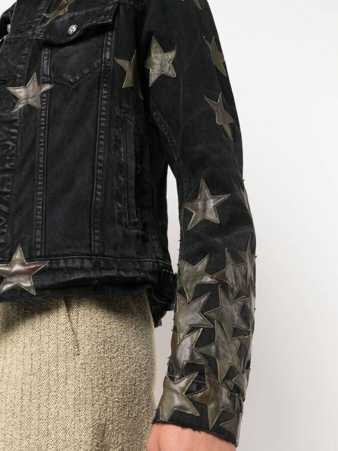 AMIRI Denim jack Zwart