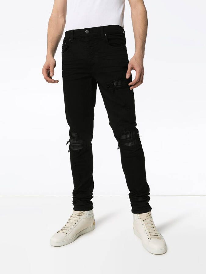 AMIRI Gescheurde jeans Zwart