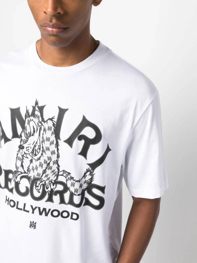 AMIRI T-shirt met print Wit