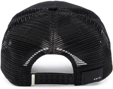 AMIRI Honkbalpet met geborduurd logo Zwart