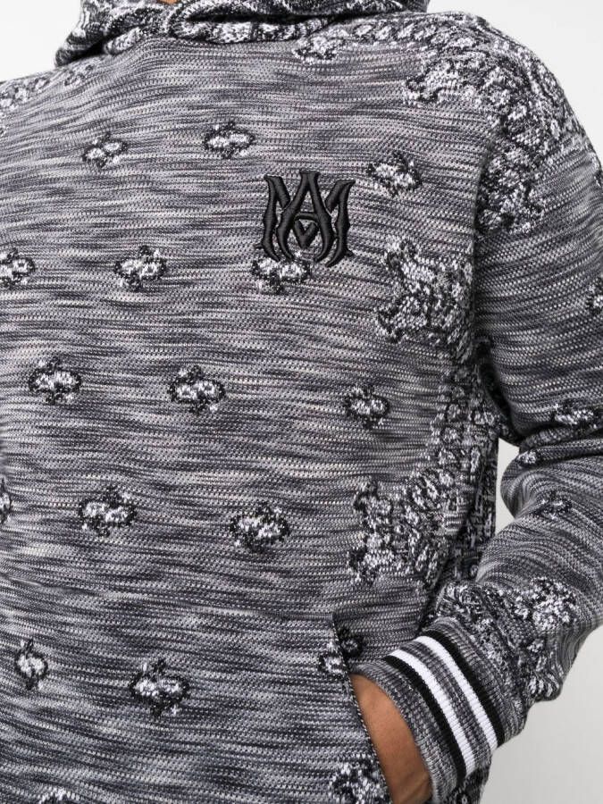 AMIRI Hoodie met logopatch Zwart