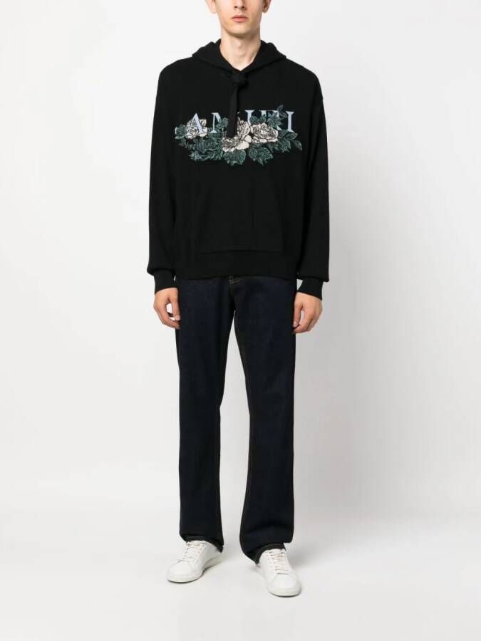 AMIRI Intarsia hoodie Zwart