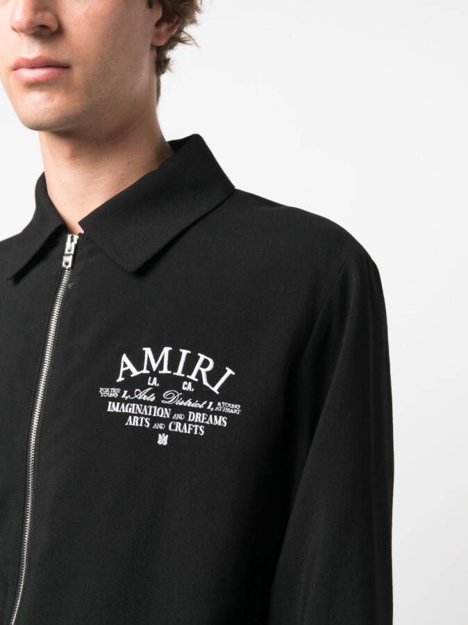 AMIRI Jack met geborduurd logo Zwart