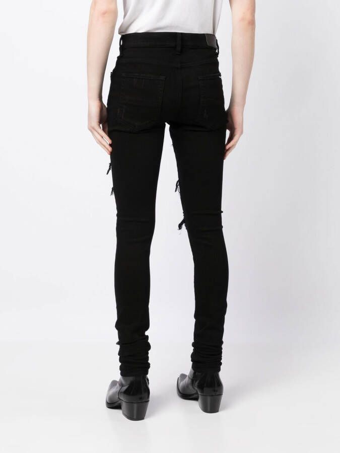 AMIRI Jeans verfraaid met kristallen Zwart