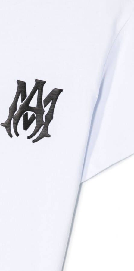 AMIRI KIDS T-shirt met logoprint Wit