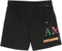 AMIRI KIDS Shorts met logoprint Zwart - Thumbnail 2