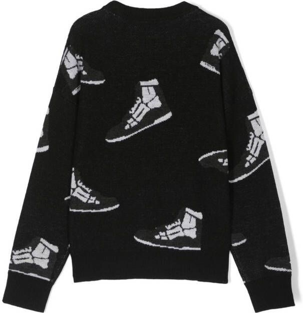 AMIRI KIDS Sweater met print Zwart