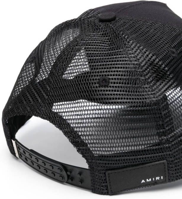 AMIRI Pet met geborduurd logo Zwart