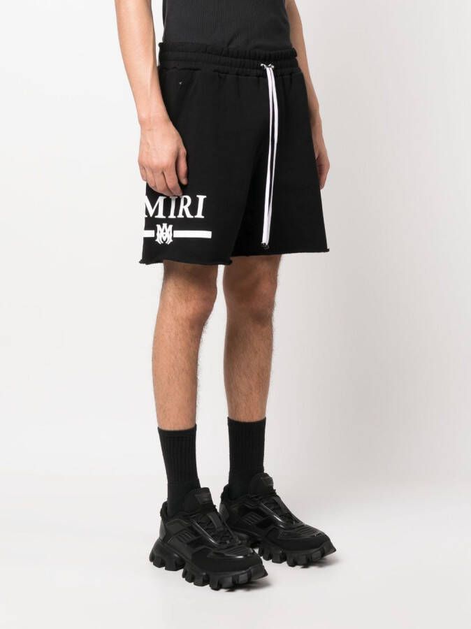 AMIRI Shorts met logoprint Zwart