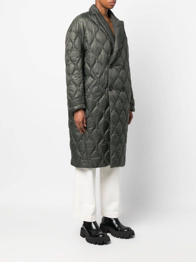 AMIRI Mantel met dubbele rij knopen Groen