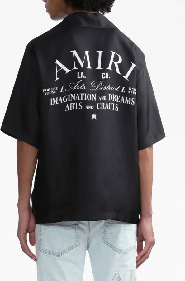 AMIRI Overhemd met logoprint Zwart