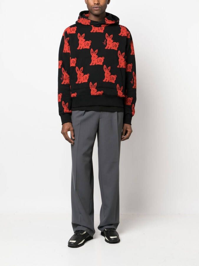 AMIRI Hoodie met print Zwart