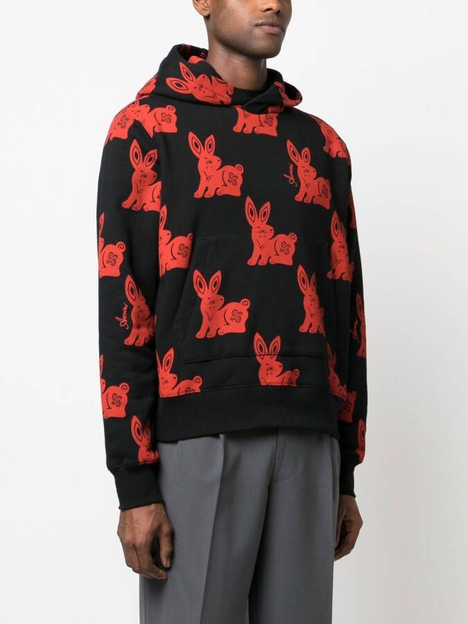 AMIRI Hoodie met print Zwart