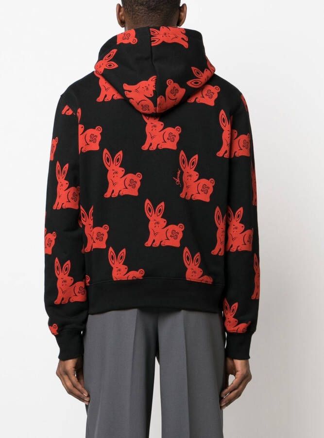AMIRI Hoodie met print Zwart