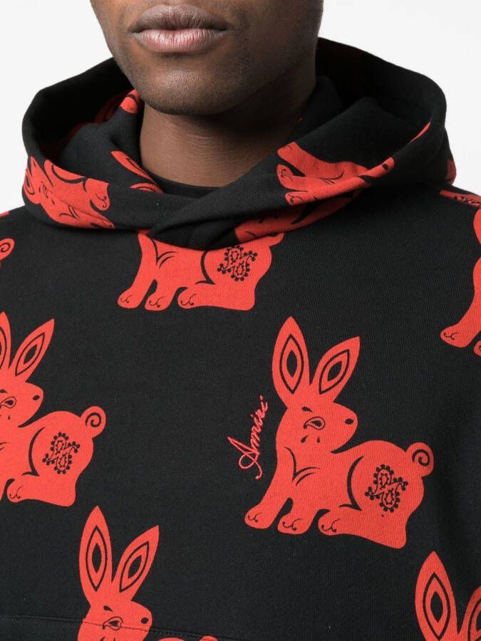 AMIRI Hoodie met print Zwart