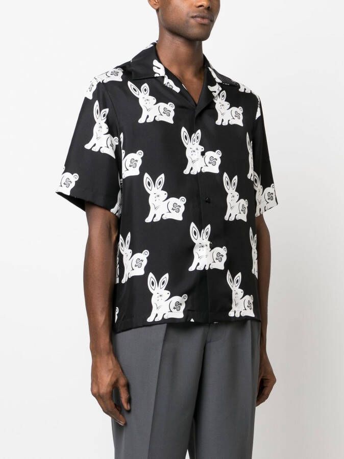 AMIRI Overhemd met print Zwart