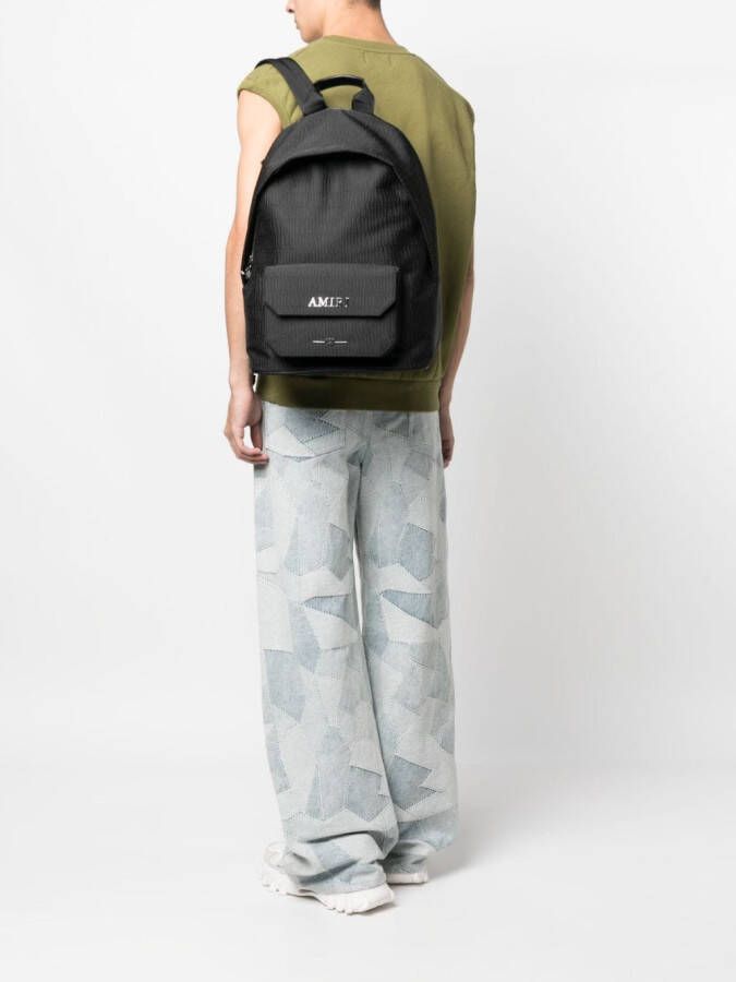 AMIRI Rugzak met monogram jacquard Zwart