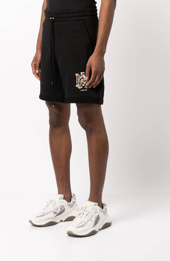AMIRI Shorts met logo Zwart