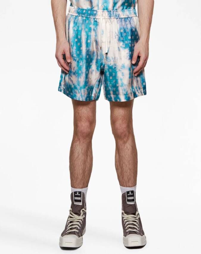 AMIRI Shorts met monogram Blauw