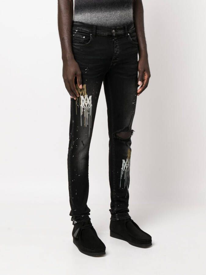 AMIRI Skinny jeans Zwart