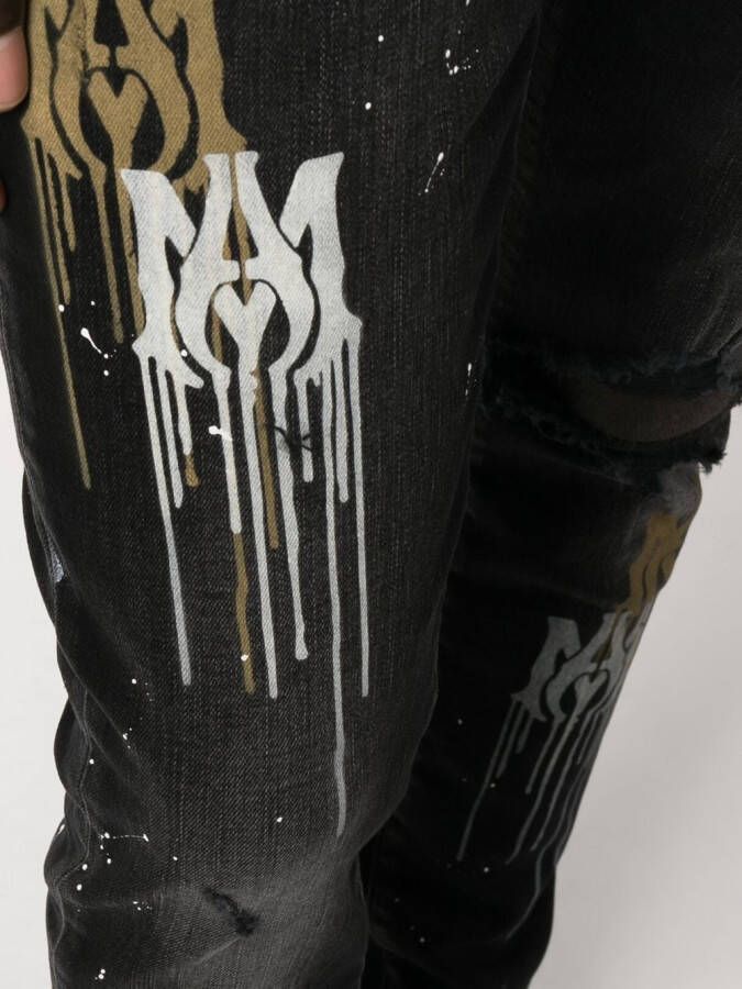 AMIRI Skinny jeans Zwart