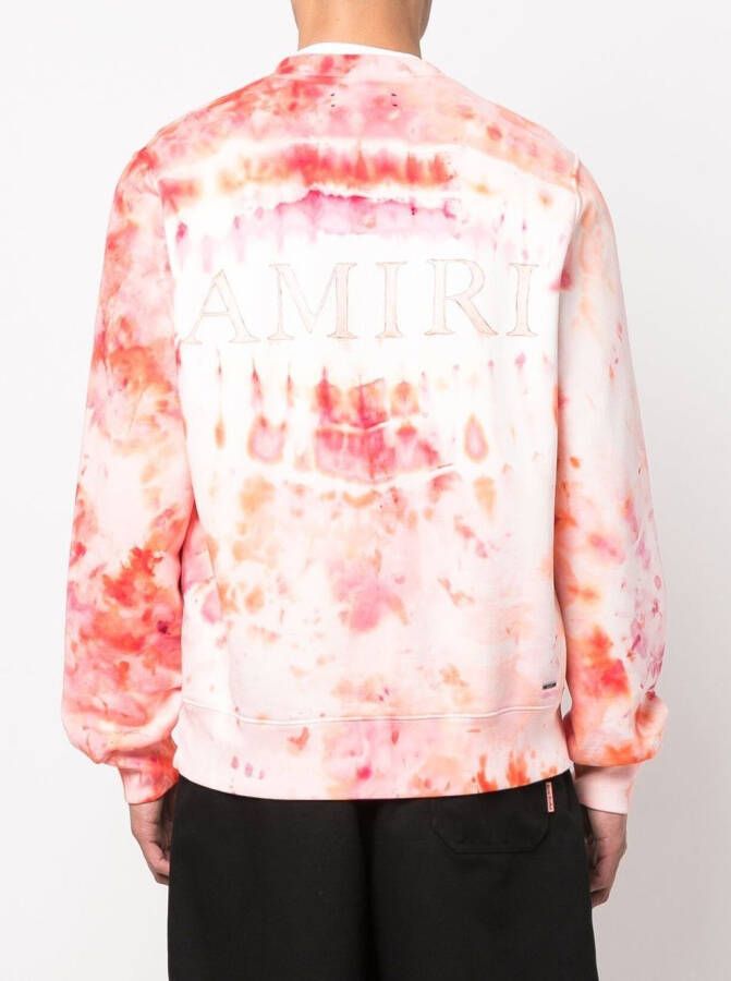 AMIRI Sweater met logopatch Roze