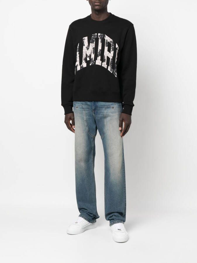 AMIRI Sweater met logoprint Zwart