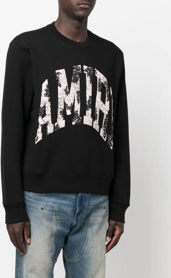 AMIRI Sweater met logoprint Zwart