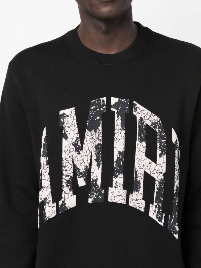 AMIRI Sweater met logoprint Zwart