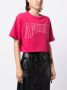 AMIRI T-shirt met logoprint Roze - Thumbnail 4