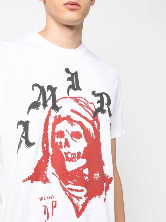 AMIRI T-shirt met logoprint Wit