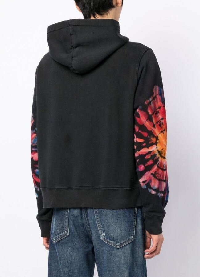 AMIRI Hoodie met geborduurd logo Zwart