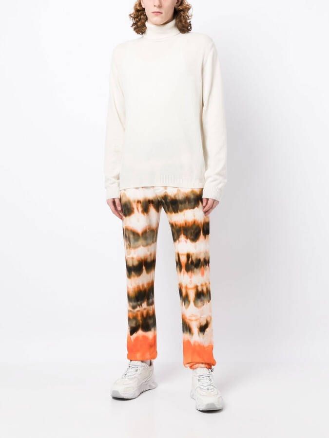 AMIRI Trainingsbroek met tie-dye print Bruin